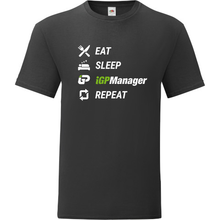 Load image into Gallery viewer, Eat, Sleep, iGP, Repeat T-Shirt
