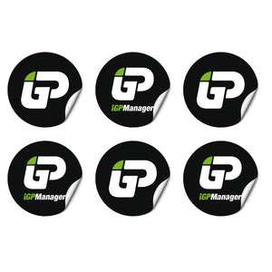 iGP Branded Stickers - Pack of 6